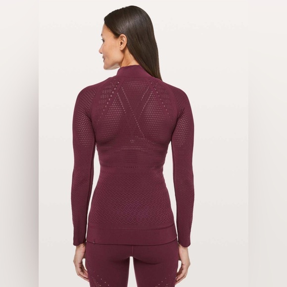 lululemon athletica Tops - Lululemon Reveal 1/2 Zip Mindful Motion Long Sleeve